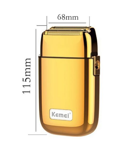 Железный шейвер для бритья Kemei KM-TX1 золотой 0260 фото