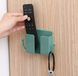 Настенный держатель для телефона с крючками зеленый 0577 фото 3