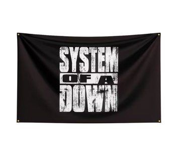 Стяг System of a down 90*150 см односторонній 0683 фото
