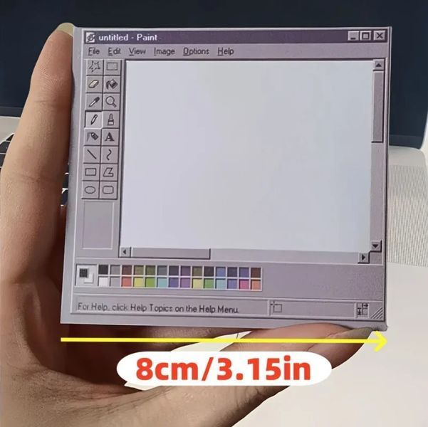 Стікери нотатки вінтажний Paint 50 листів 1003 фото