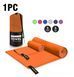 Полотенце туристическое микрофибра MICROFIBER 40*80 см оранжевый 0768 фото 1