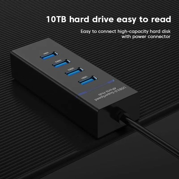 USB хаб концентратор на 4 виходи 30 см білий 0441 фото
