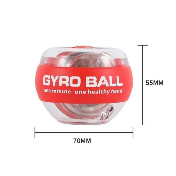 Gyroball тренажер для кисті і передпліччя павербол чорний УЦІНКА 0734 фото